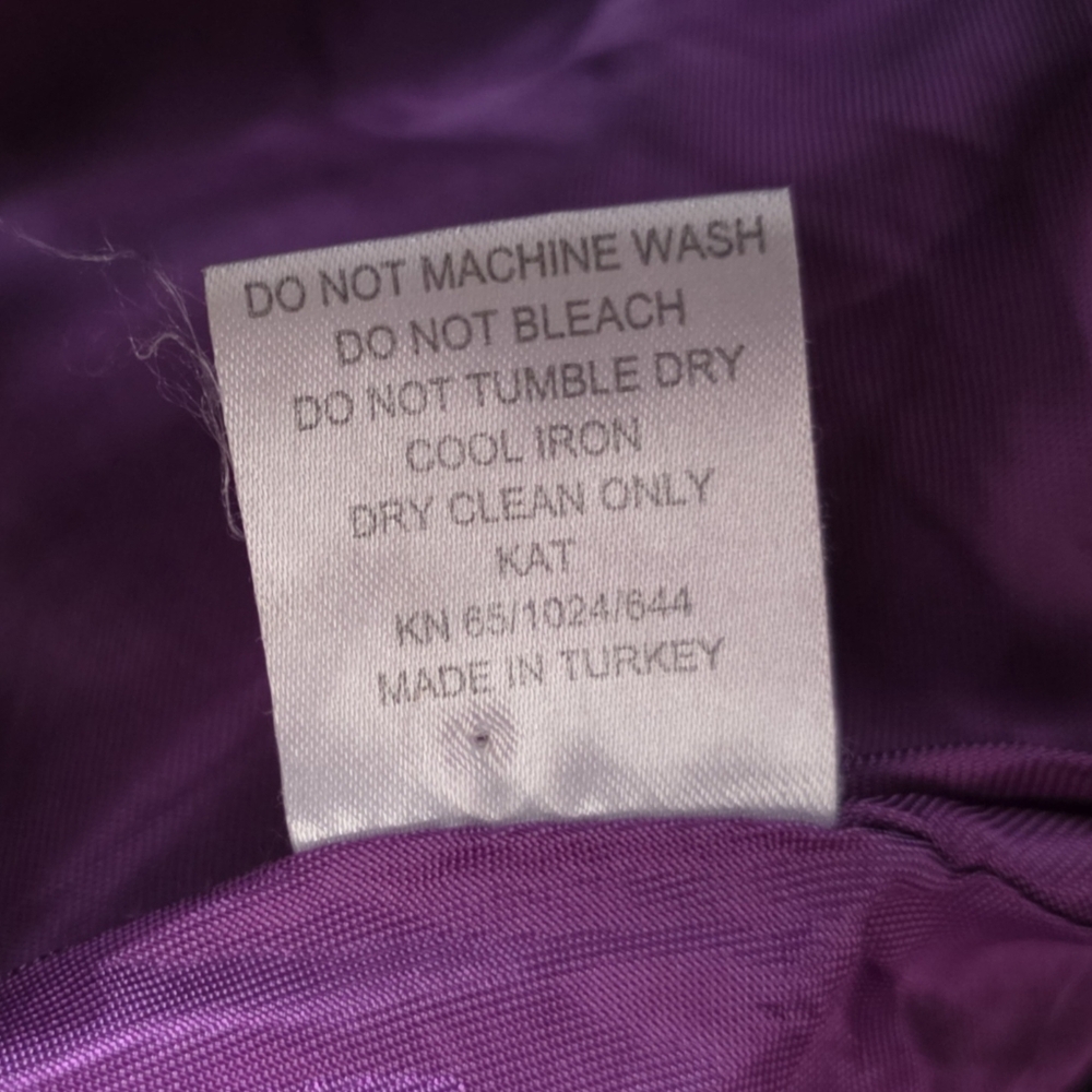Reiss Purple Wool Cashmere Fit‎ Flare Kat Trench Coat - Picture 10 of 11